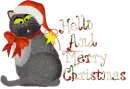 HELLO AND MERRY CHRISTMAS/CAT