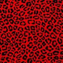 Red leopard print