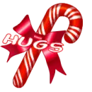 Xmas Candy Cane - Hugs