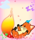 Foxkeh: cherry blossoms