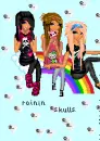 Rainin Skulls with dolls