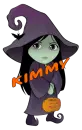 Cute Little Halloween Witch -  Kimmy