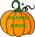 Halloween Pumpkin - Hugs, Iris