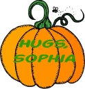 Halloween Pumpkin - Hugs, Sophia