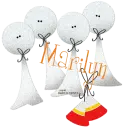 NAME MARILYN/HALLOWEEN GHOSTS