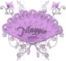 Purple fan-Maggie
