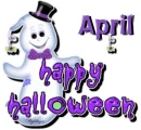 Happy Halloween Ghost - April