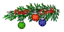 Christmas Ornament Branch - Hugs, Cindi