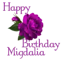 Happy Birthday Migdalia