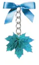 Blue Autumn Ornament