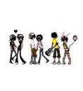 emo couple dolls