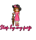 Stop by my page, pink lady