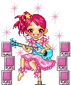 playing guitar