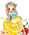with orange