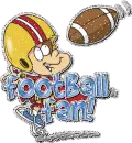 football fan glitter