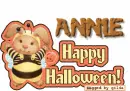 HAPPY HALLOWEEN  ANNIE