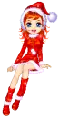 Red Christmas Doll