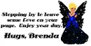 Leaving love on page Brenda