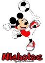 Nicholas Mickey Mouse Soccer