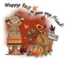 Happy fall to you friend-Christy