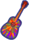 animated peace guitar