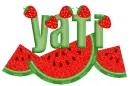 strawberries watermelon yati