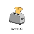 lol tanning toast!!