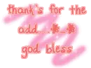 Thanks for the Add