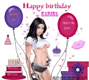 happy birthday Karina