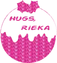 Christmas Pink Ornament - Hugs, Rieka