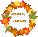 Autumn Wreath - Hugs, Jane