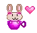 Bunny on a Cup