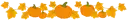 ORANGE PUMPKIMS AND LEAFS