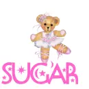 sugar, with a cute bear ballerina