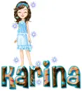 Karina ... blue girl