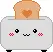 Kawaii Toaster Love <3