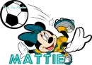 MINNIE WITH THE NAME MATTIE