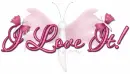 Love It Pink Butterfly