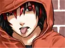 red anime guy