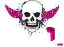 Jane pink skull