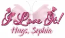 SOPHIA Love It Butterflies