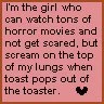 horror toast