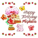 Strawberry Shortcake birthday greetings