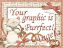 Purrfect graphic Angela
