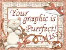 Purrfect graphic Missy