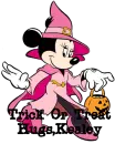 MINNIE WITH TRICK OR TREAT HUGS KEALEY