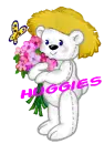 White Teddy Bear - Huggies