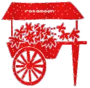 red flower carriage