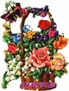 Pretty Flower Basket - Jirzie