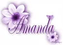Purple Flower - Amanda